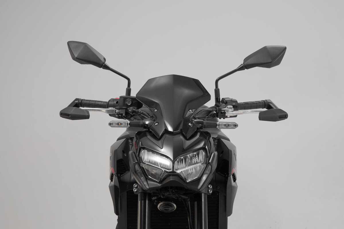 Protector de palanca SW-Motech con deflector de viento para Kawasaki Z 1100 /SE (26-) / Z 650 S (26-)