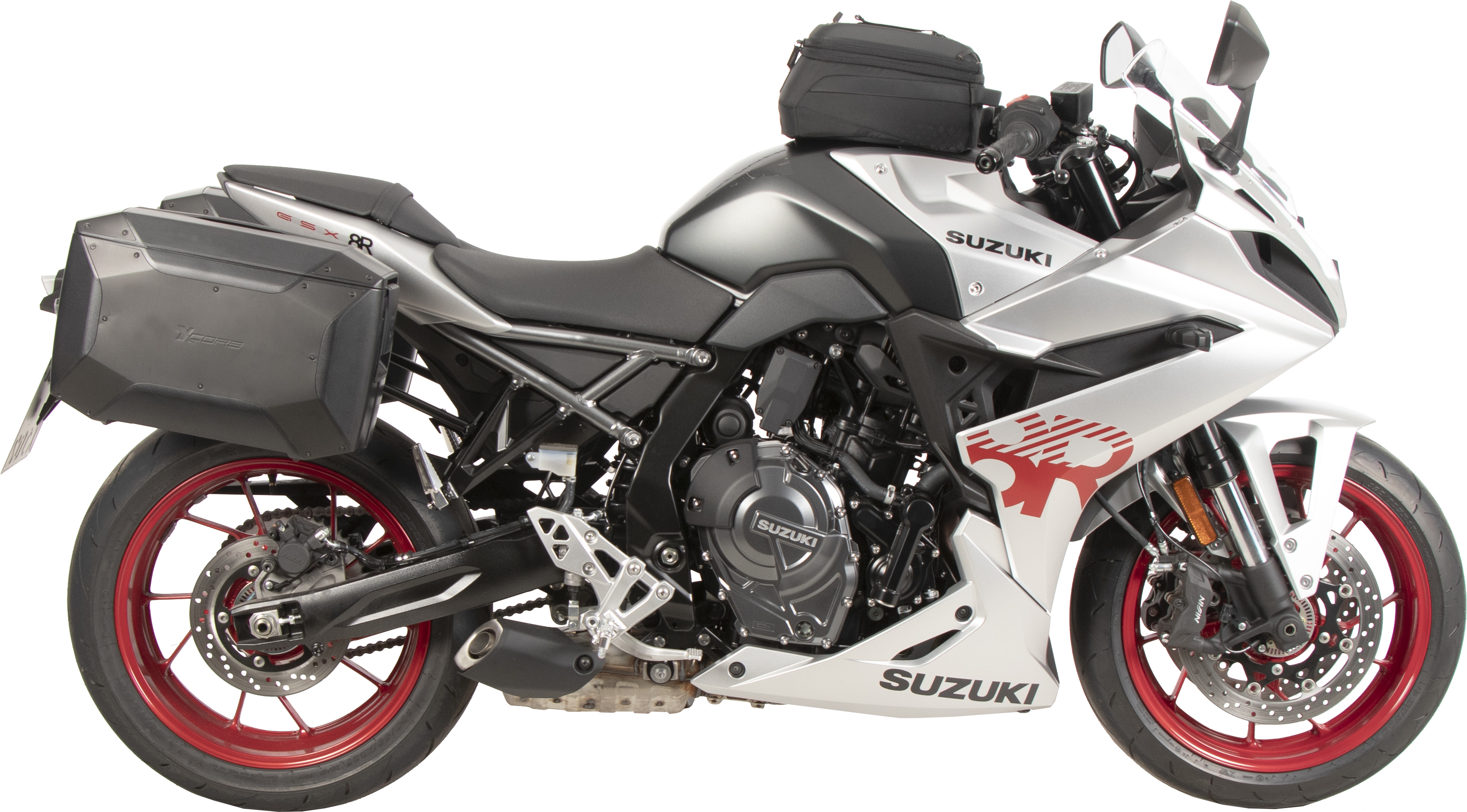 Soporte lateral C-Bow negro para Suzuki GSX-8R (24- ) Hepco & Becker