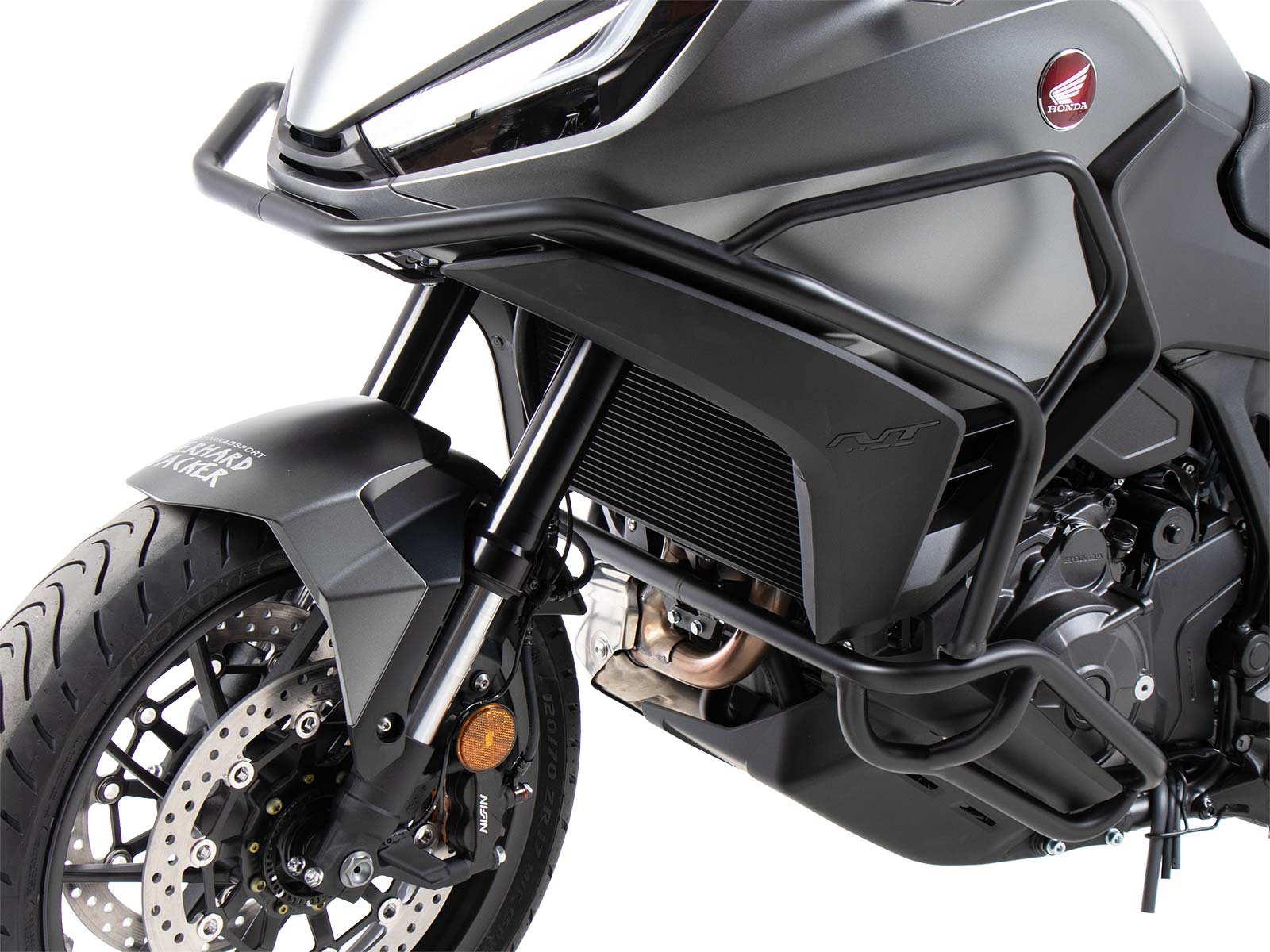 Barra protectora de depósito negra para Honda NT 1100 (22-24) Hepco & Becker