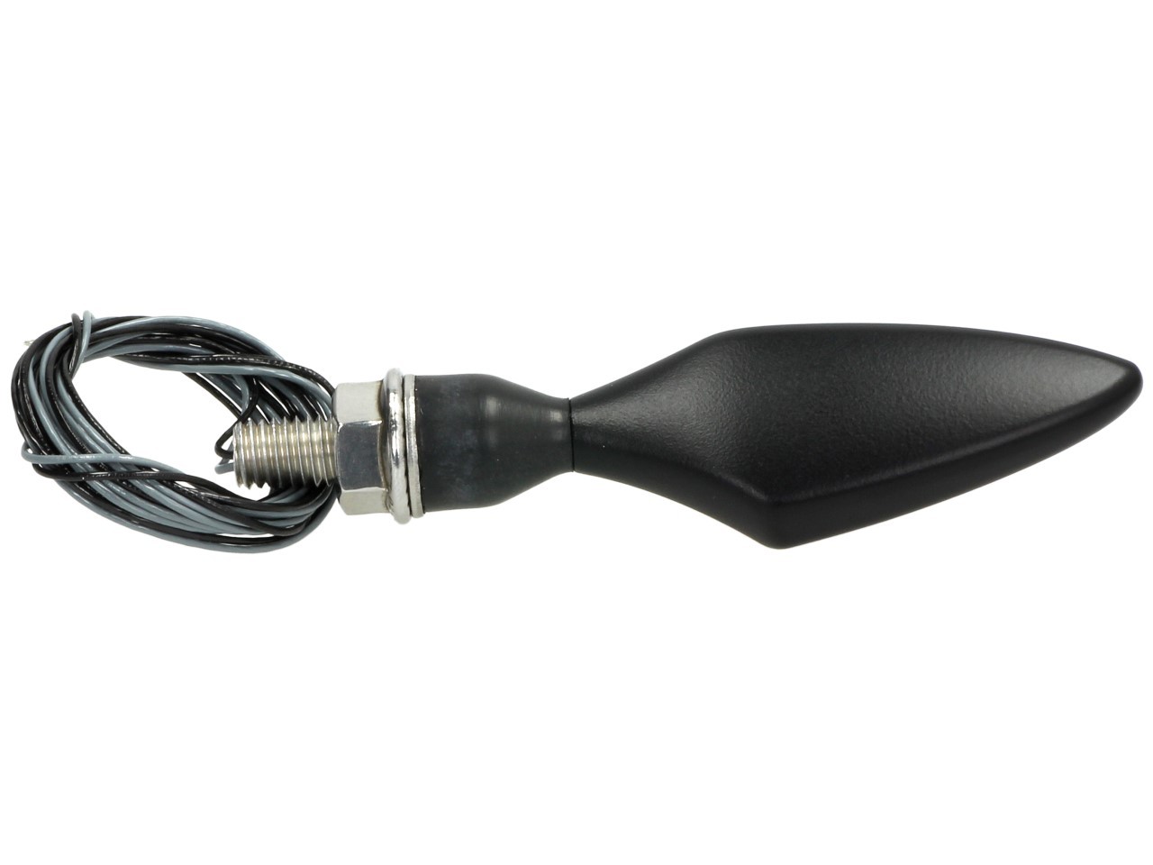 Indicador Kellermann, rombo, acero, LED, VR/HL, 12 V, negro satinado, M8x20, homologado E