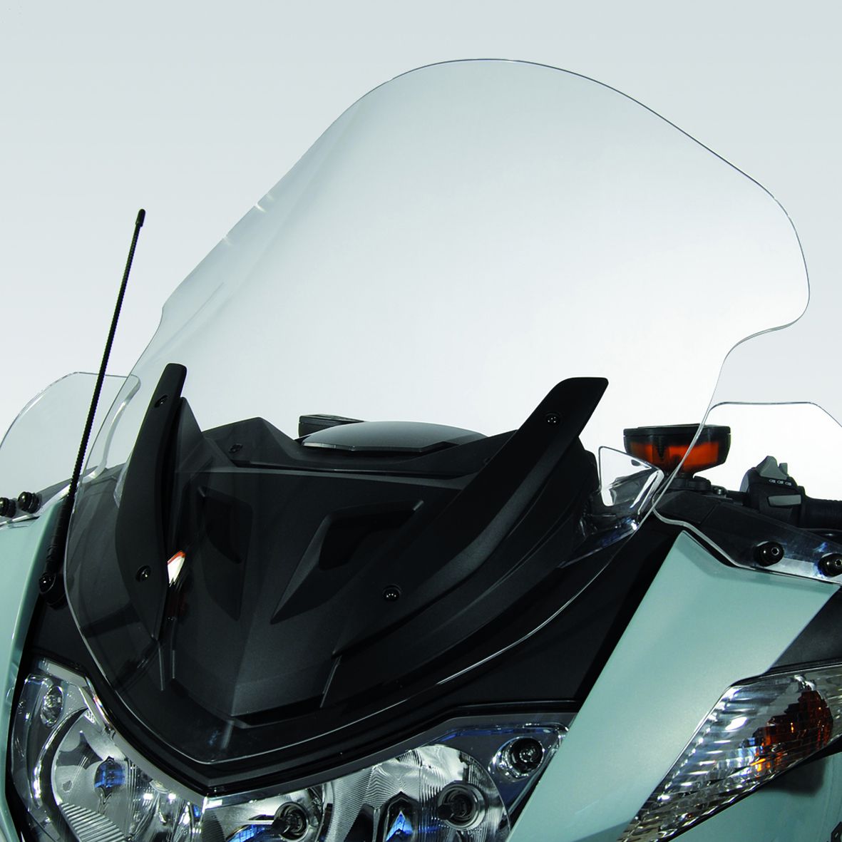 Parabrisas alto tipo original - altura 700 mm para BMW R 1200 RT (10-14), humo claro