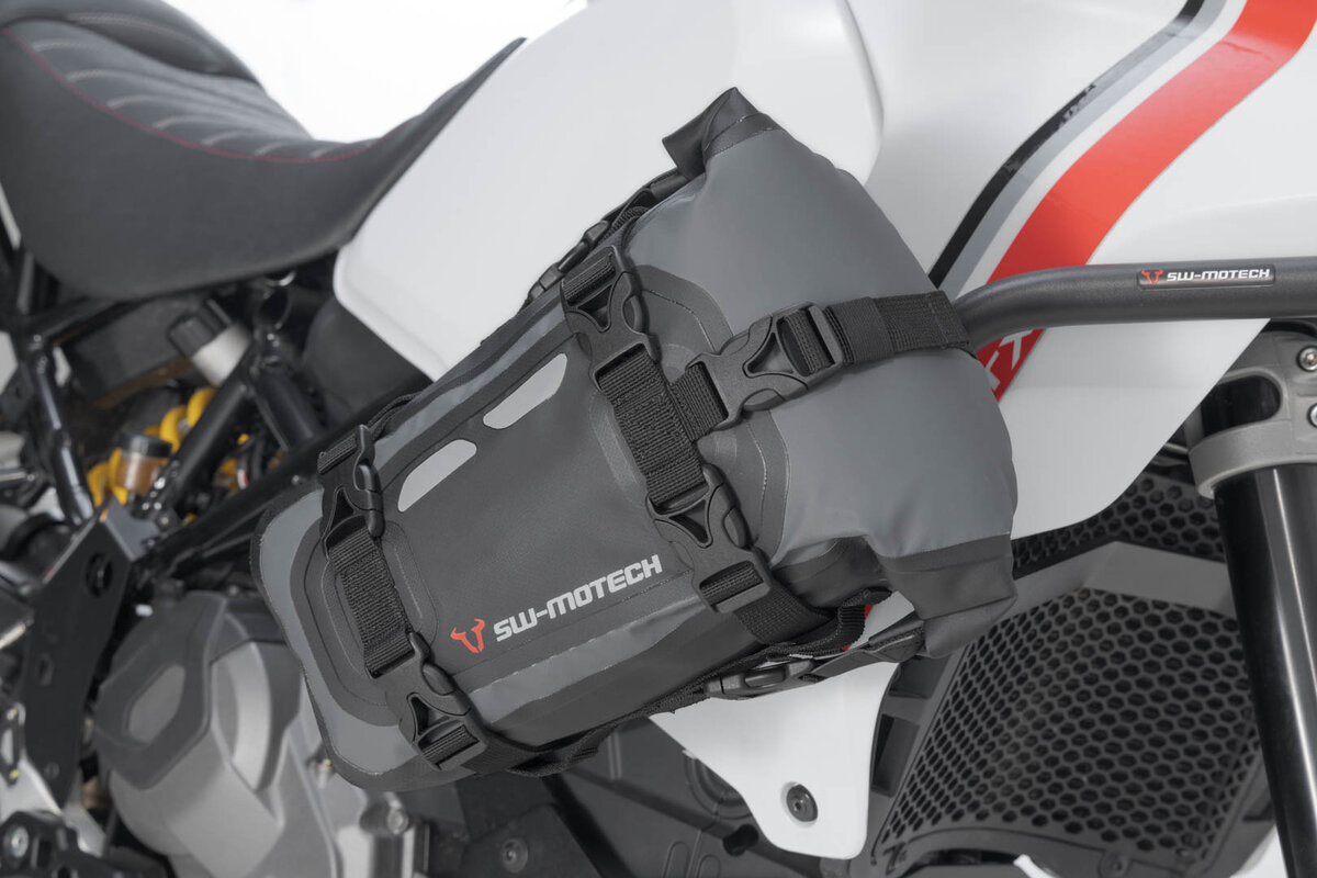 Bolsa trasera Drybag 80 para Aprilia NA 850 Mana, negro / gris - SW Motech