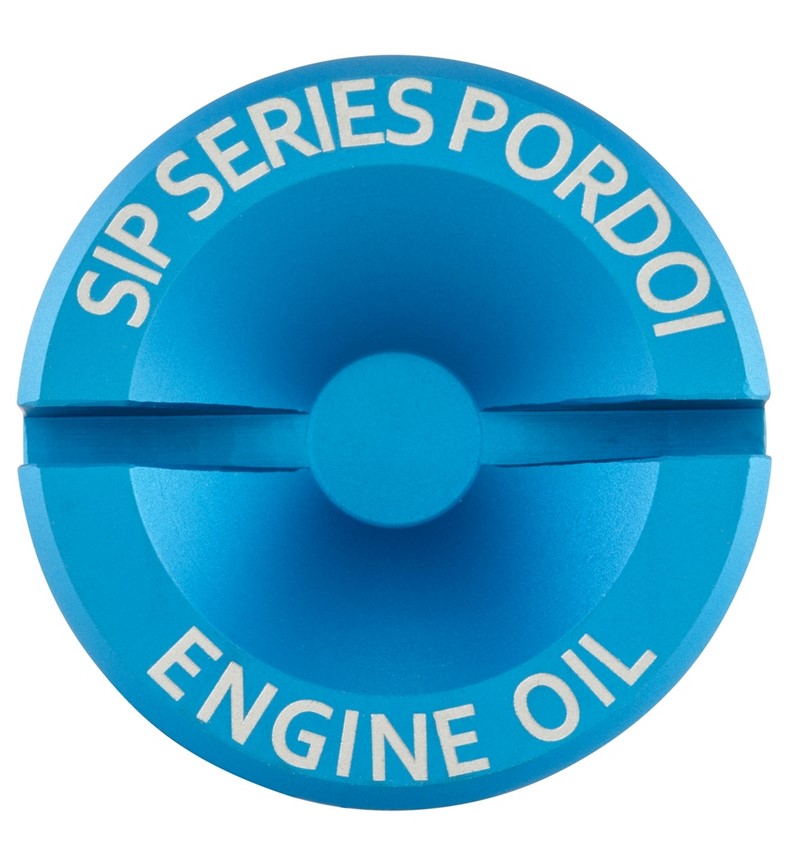 Tapón de llenado de aceite del motor para Vespa, azul mate
