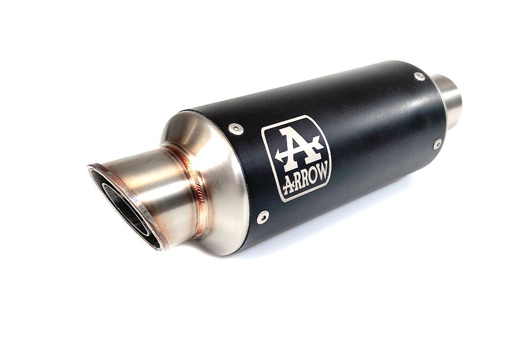 ARROW Escape DARK GP2 para Kawasaki Z 900 (17-22)