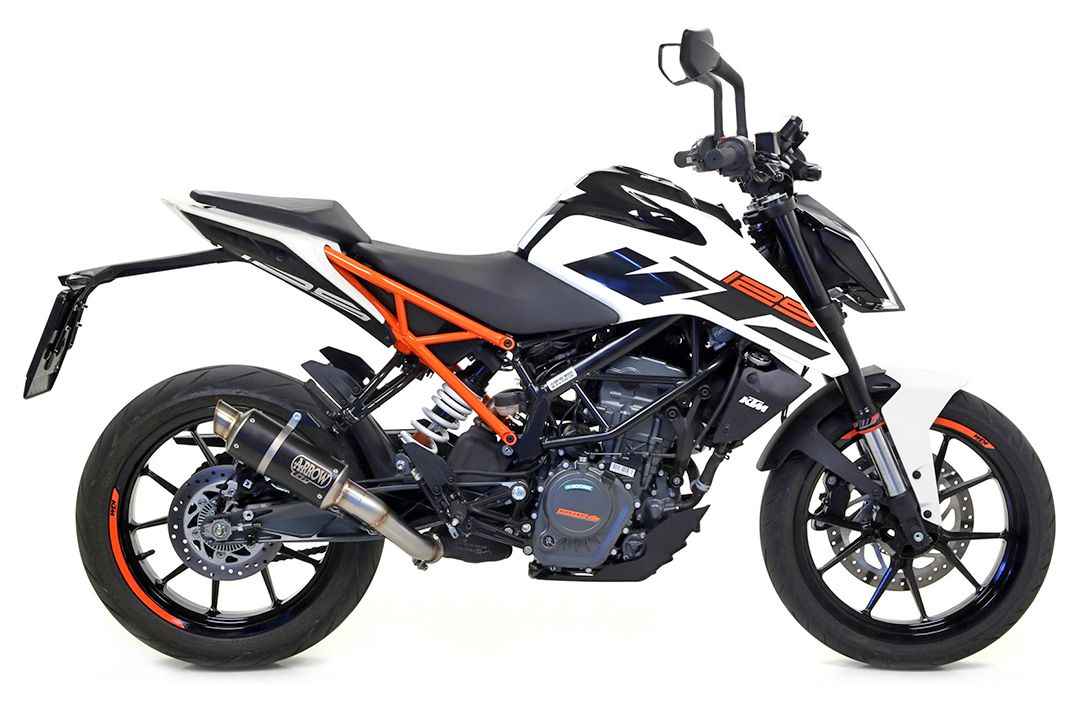 Escape ARROW DARK GP2 para KTM 125 / 390 Duke (17-)