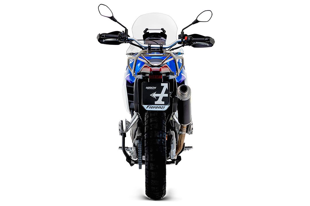 ARROW Escape INDY RACE DARK Titanium para Aprilia Tuareg 660