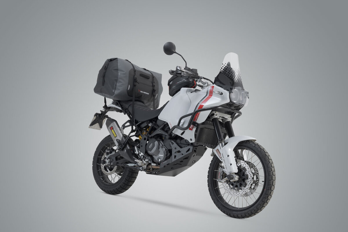 Bolsa trasera Drybag 600 para Aprilia RSV 4 Tuono 1100, negro / gris - SW Motech