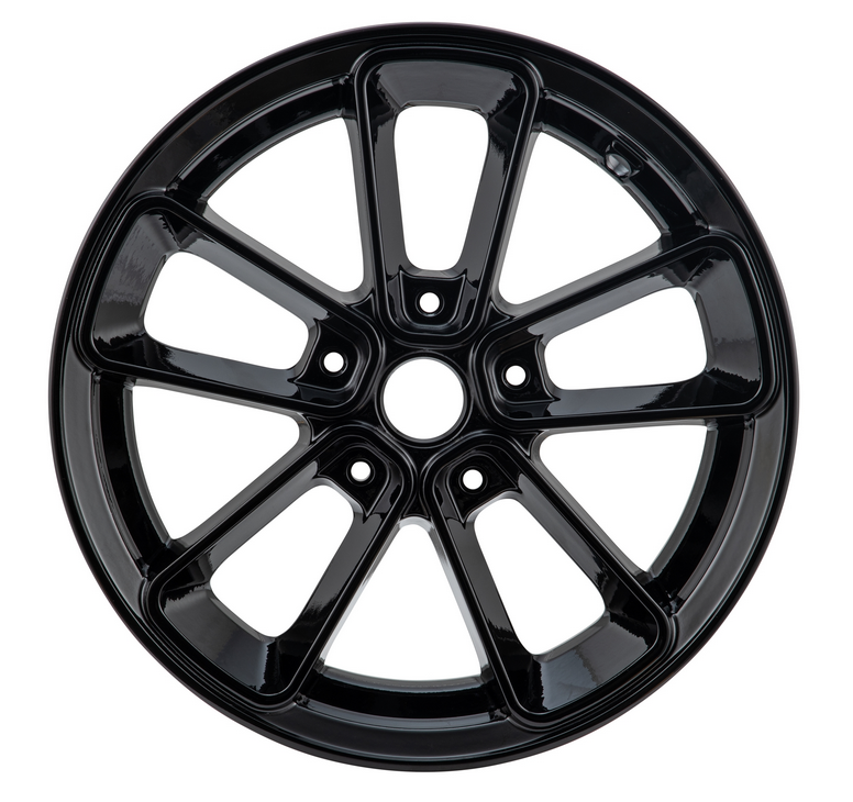 Llanta delantera/trasera 12" para Vespa GTS/GTS Super/GTV/GT 60/GT/GT L 125-300ccm, negro brillante