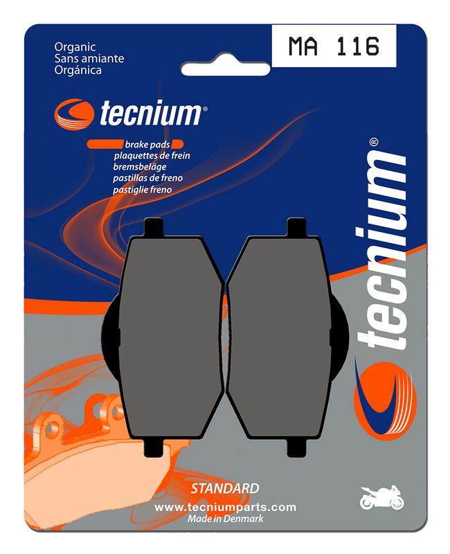 Pastillas de Freno Tecnium Street Orgánicas - MA116