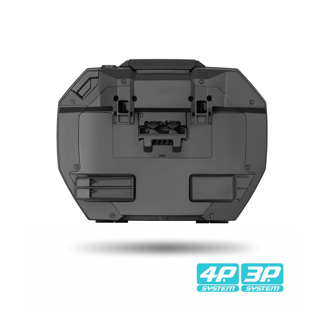 Juego de maletas laterales Shad SH38X ampliables, negro/aluminio, 38 l
