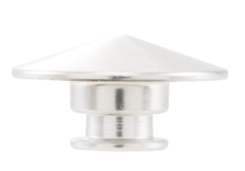 Tapa perno rueda delantera o trasera, plata