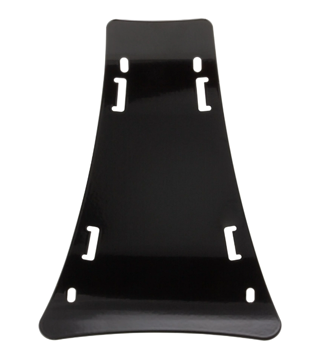 Portaequipajes escalonado Reposapiés 2.0 para Vespa GTS/GTS Super/GTV/GT, negro brillante