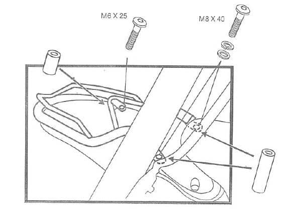 Juego Twinlight para Moto Guzzi V7 850 2021- Hepco & Becker