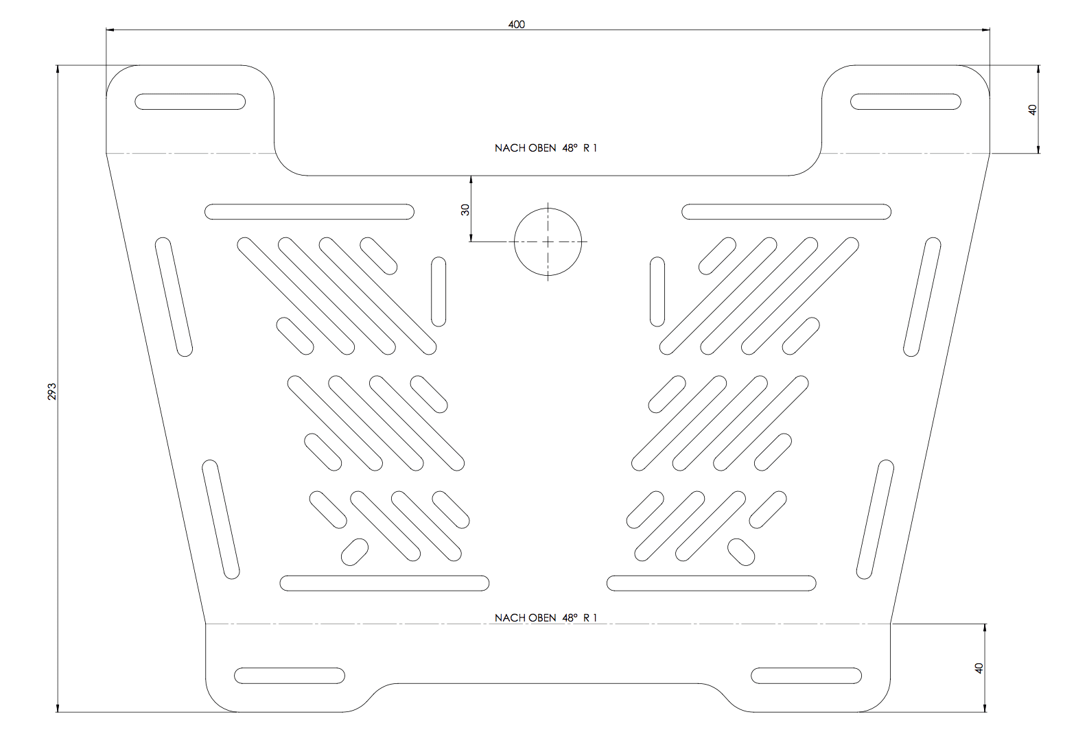 Extensión de portaequipajes pequeño para combinar con portaequipajes lateral para BMW R 1300 GS (23-)