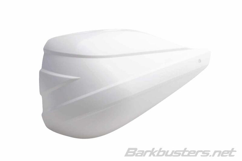 Barra protectora de plástico Barkbusters Storm Sólo en blanco
