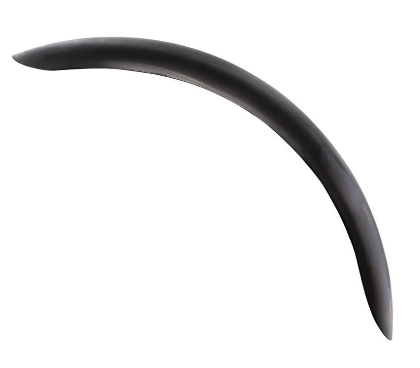 Guardabarros Garelli Race EVO II sin soporte, universal para Vespa PX 80-200ccm, PRFV, negro
