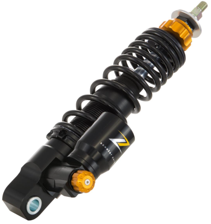 Amortiguador "Black Edition", delantero para Vespa Primavera/Sprint 50 -150cc 2T/4T AC, negro