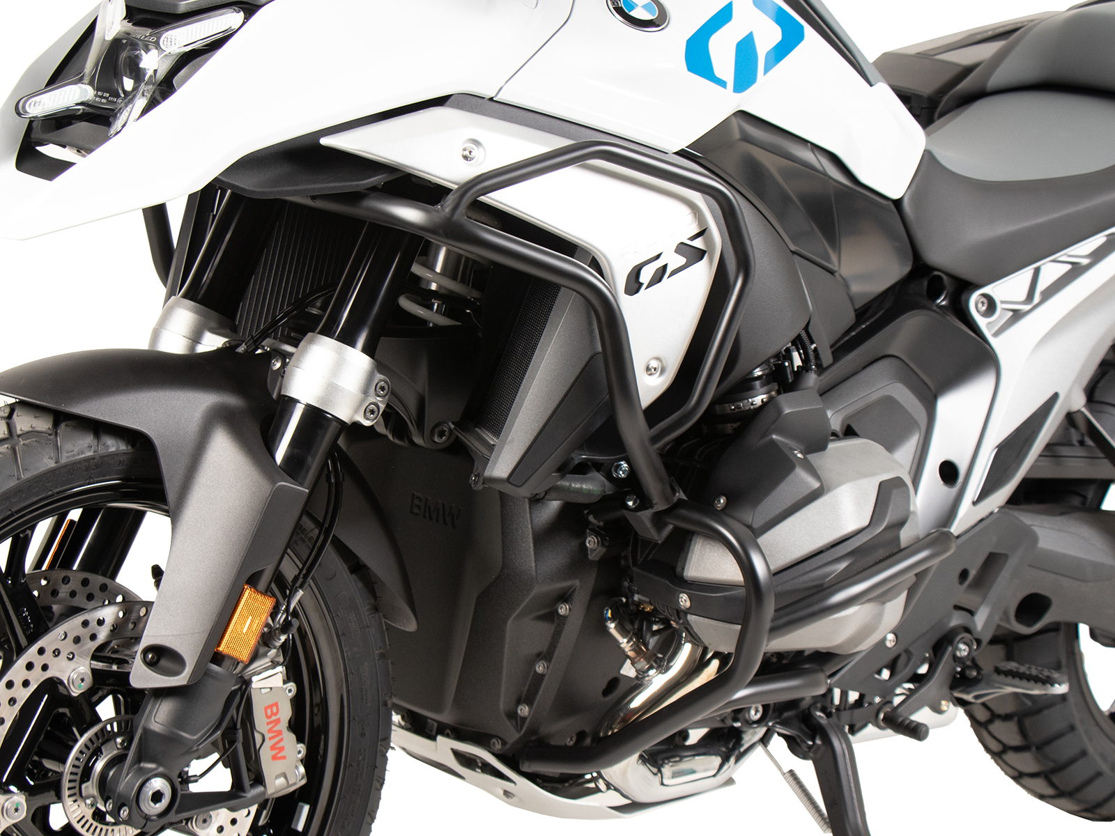 Barra protectora de depósito negra para BMW R 1300 GS (23-) Hepco & Becker