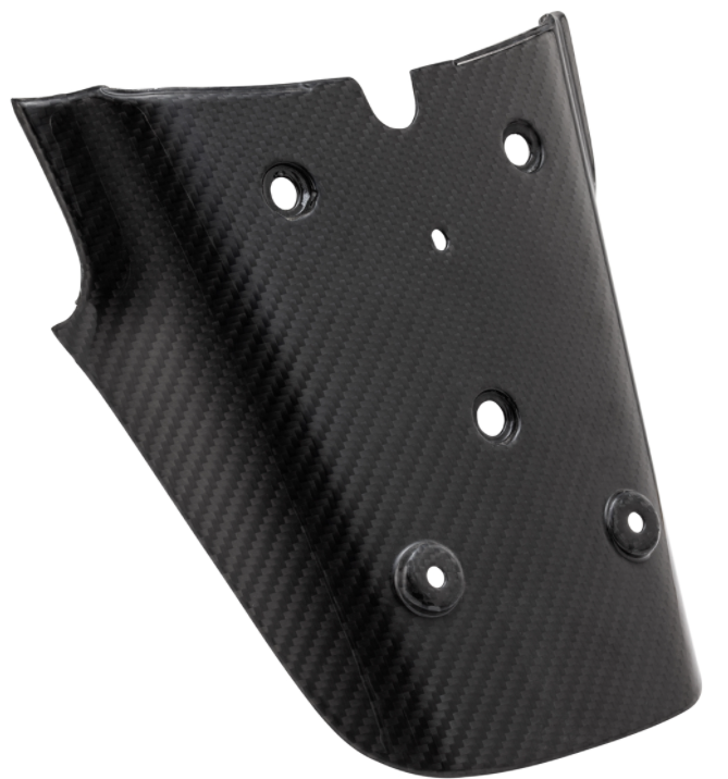 Soporte de matrícula trasero para Vespa GTS/GTS Super/GTV 125-300cc, Carbono