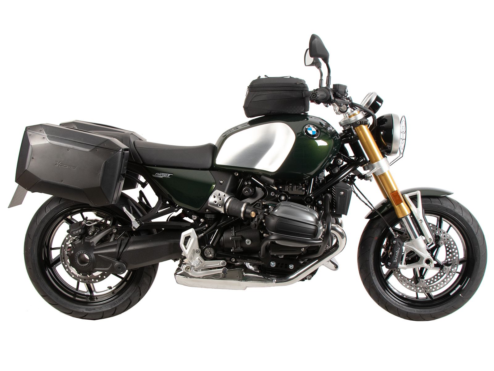 Soporte lateral C-Bow negro para BMW R 12 S (25-) Hepco & Becker