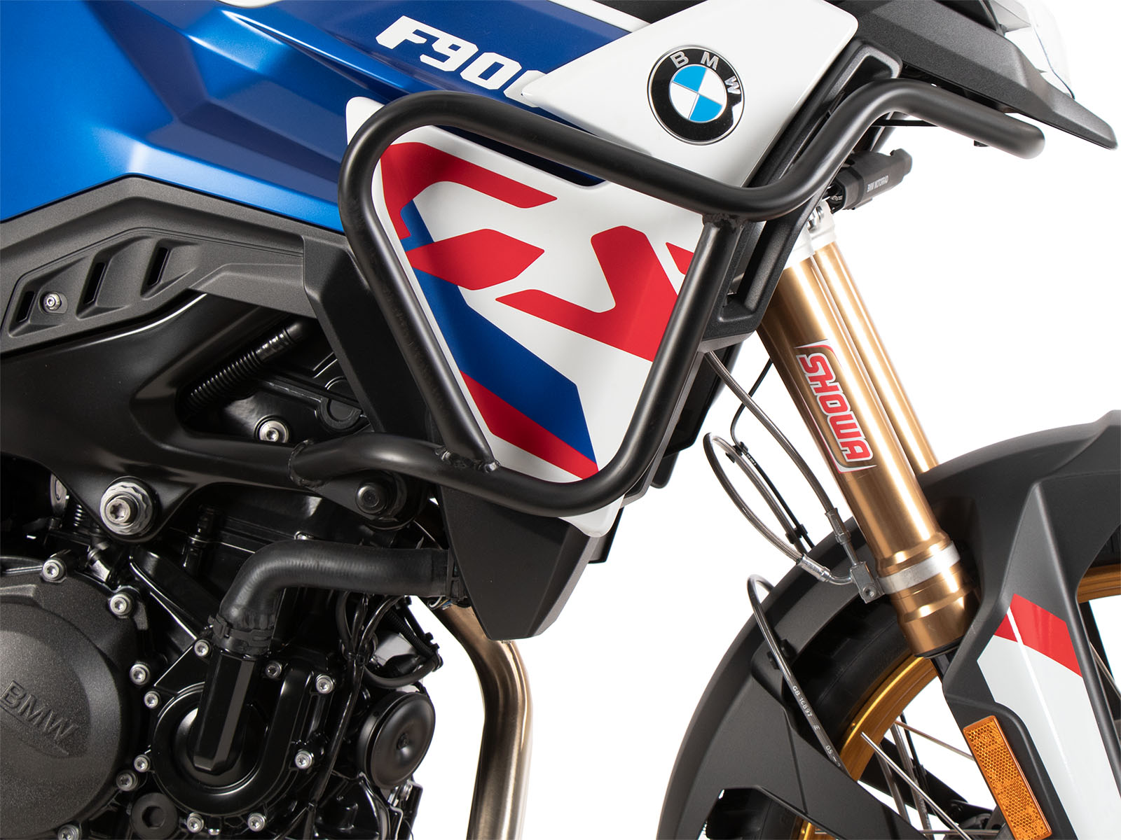 Barra protectora de depósito negra para BMW F 900 GS (24-) Hepco & Becker