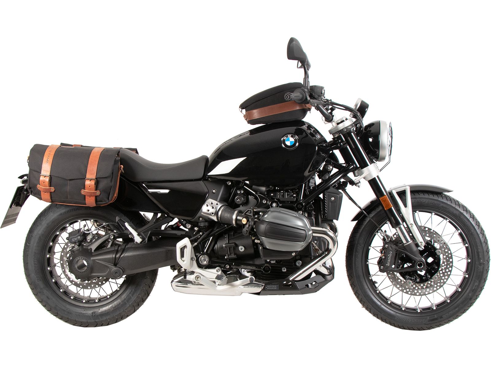 Soporte lateral C-Bow negro para BMW R 12 (24-) Hepco & Becker