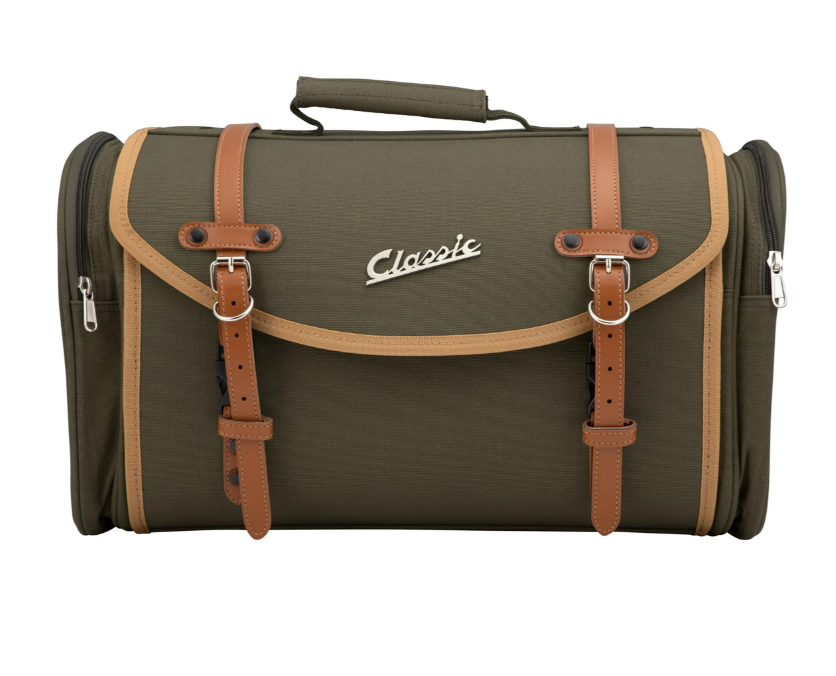 Bolsa "Classic" grande para Vespa, lona, oliva