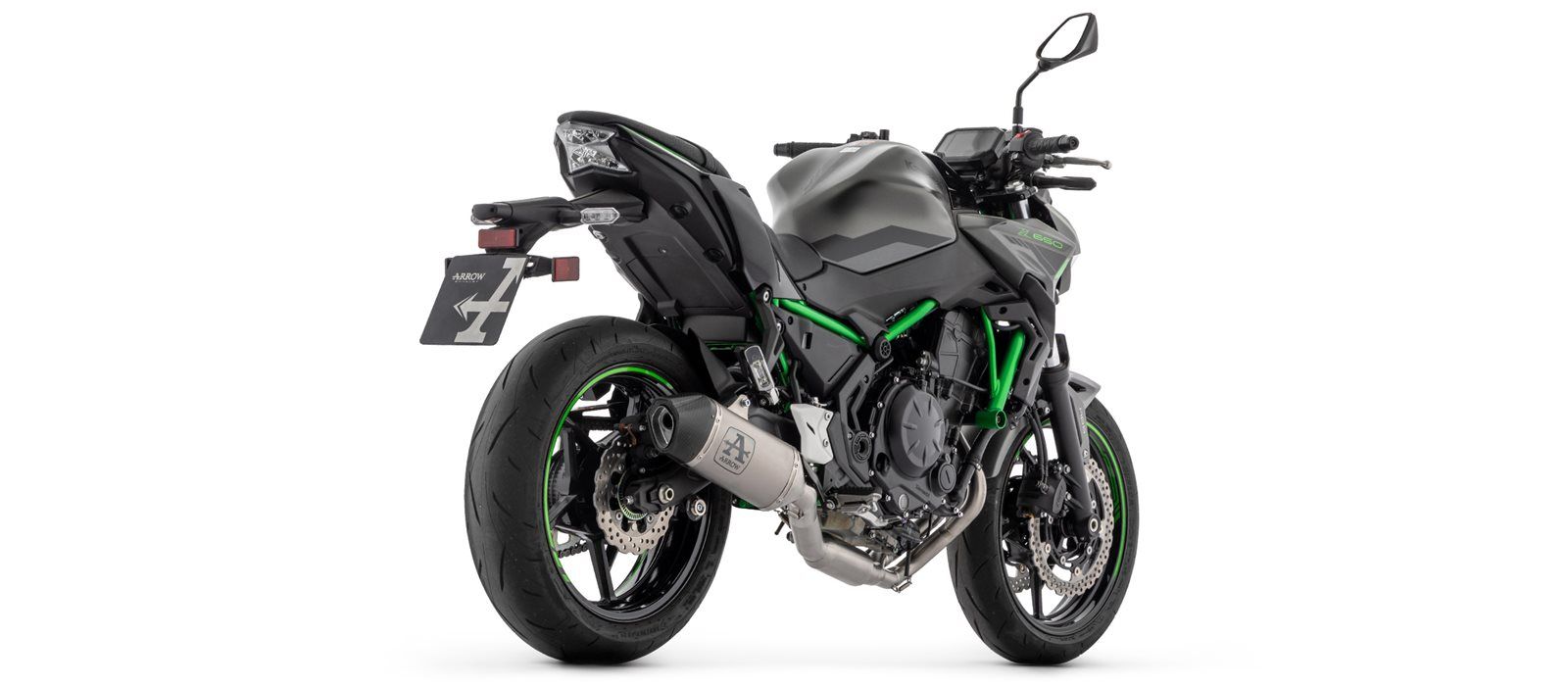 ARROW sistema completo de titanio para Kawasaki Ninja 650, Z650 modelo del año 2024-