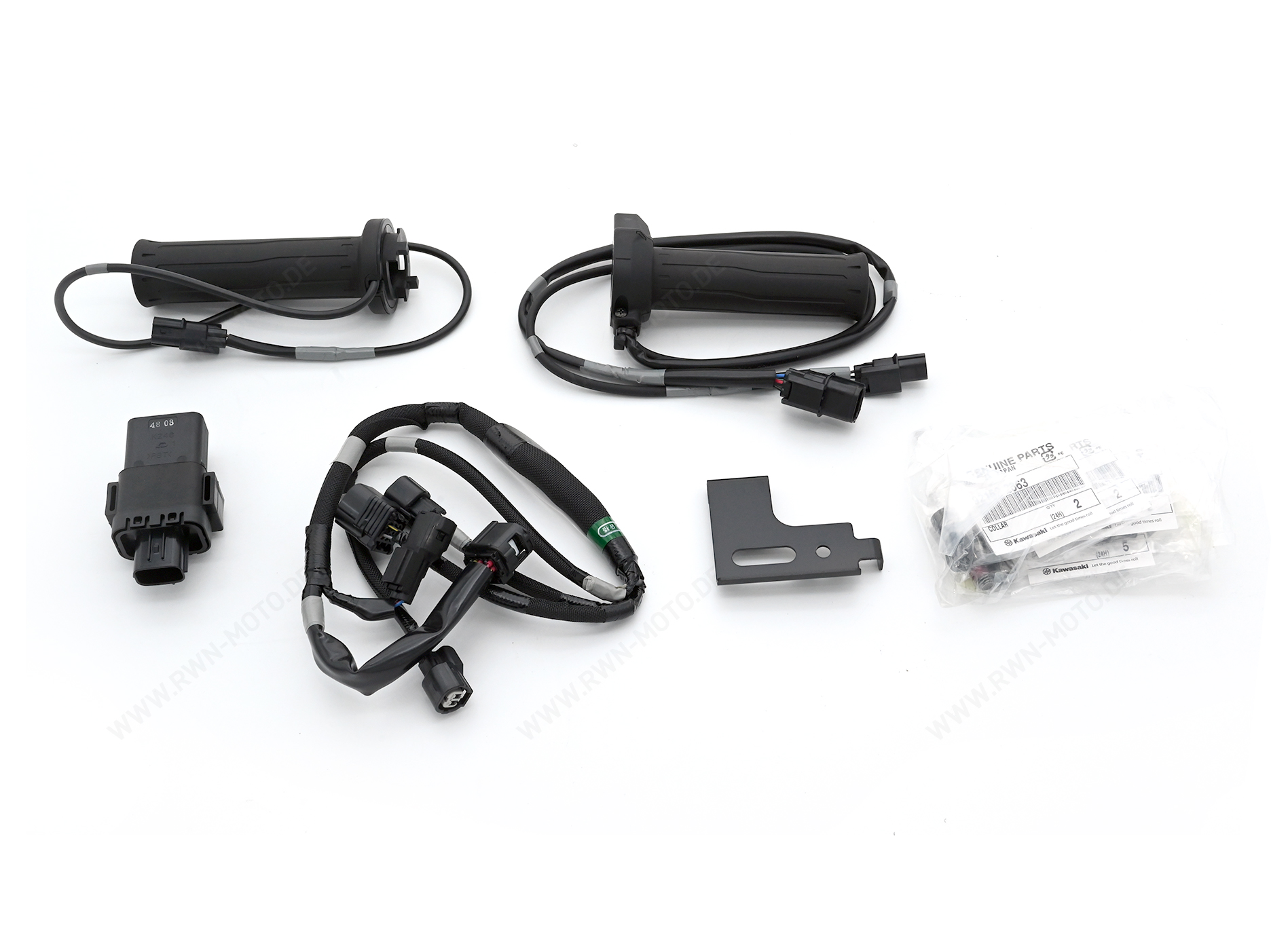 Juego de puños de calefacción para Kawasaki Ninja 1000 SX (Bj.20-) Original Kawasaki