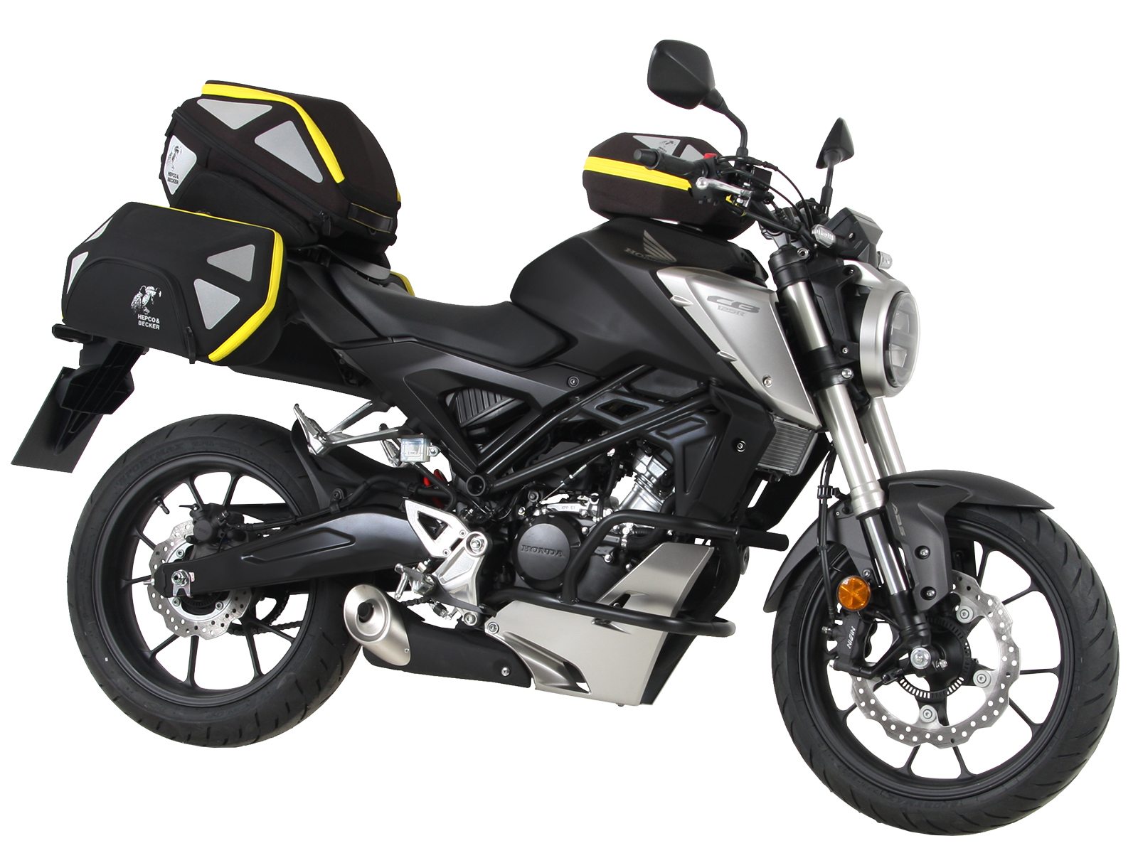 Anillo básico del depósito incl. unidad de cierre de la bolsa del depósito para Honda CB 125 R (18-24)