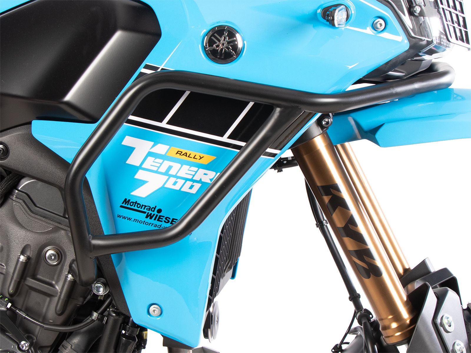 Barra protectora de depósito negra para Yamaha Ténéré 700 Rally (25-) Hepco & Becker