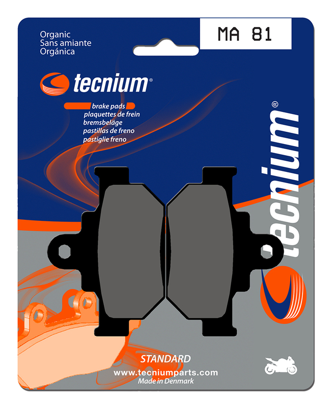 Pastillas de Freno Tecnium Street Organic - MA81