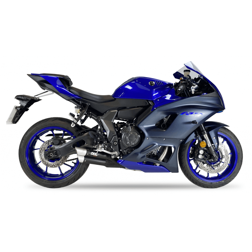 IXIL HYPERLOW XL para Yamaha YZF-R7, acero inoxidable negro, homologado E, Euro5