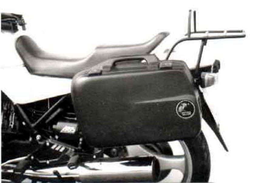 Portaequipajes tubular Topcase negro para BMW K 100 RT/RS (90-92) Hepco & Becker
