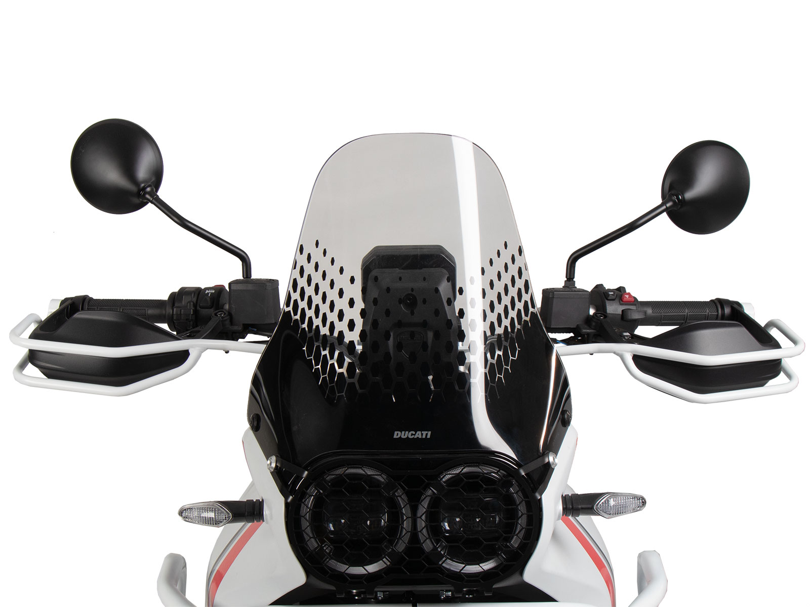 Guardabarros blanco para Ducati DesertX (22-) Hepco & Becker