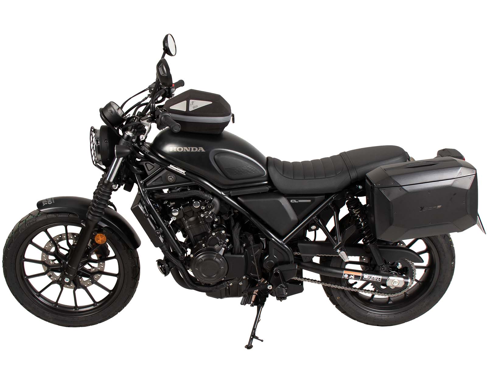 Soporte lateral C-Bow izquierdo negro para Honda CL 500 Scrambler (23-) Hepco & Becker