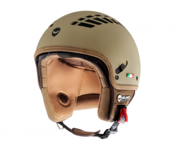 Helmo Milano Demi Jet, ViaColVento, verde, mate