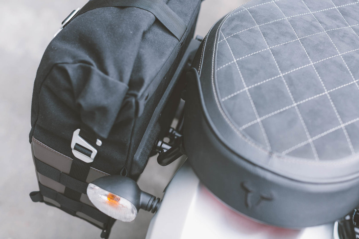 SW-Motech Bolsa lateral Legend Gear LC2 13,5L izquierda, negra/marrón para Honda XL750 Transalp (23- ) SW-Motech