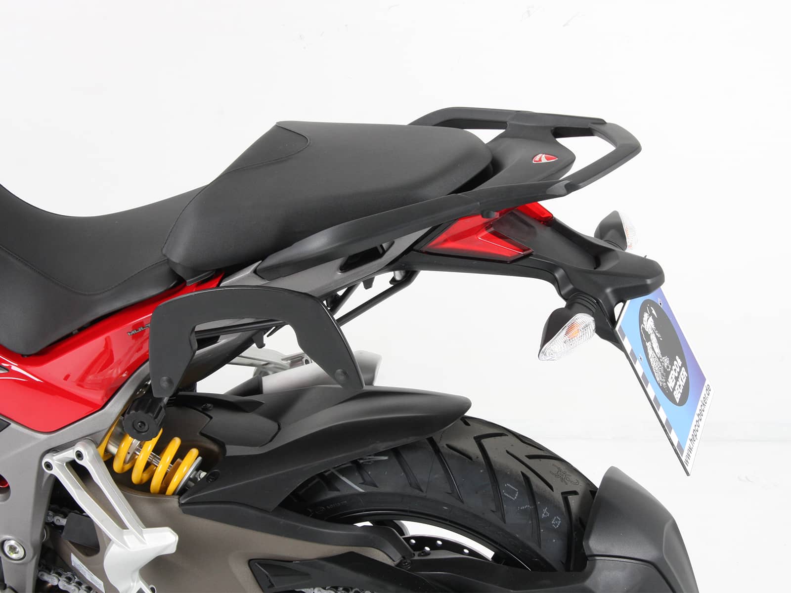 Soporte lateral C-Bow negro para Ducati Multistrada 1200 /S (15-17) Hepco & Becker