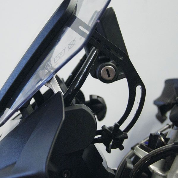 Refuerzo de parabrisas para BMW R 1200 GS LC /Adventure LC /Rallye, R 1250 GS, negro