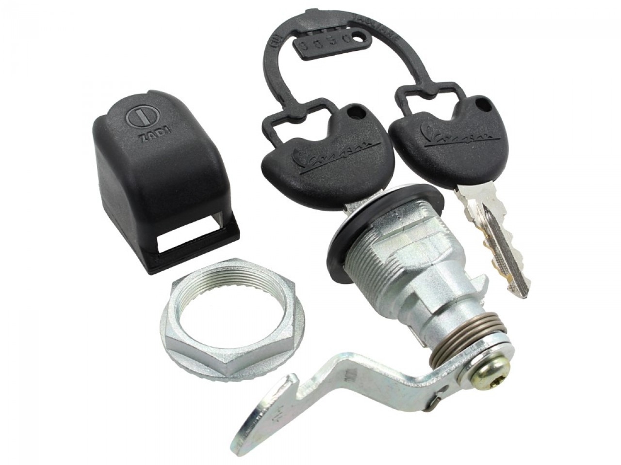 Cerradura de recambio para baúles Vespa GTS