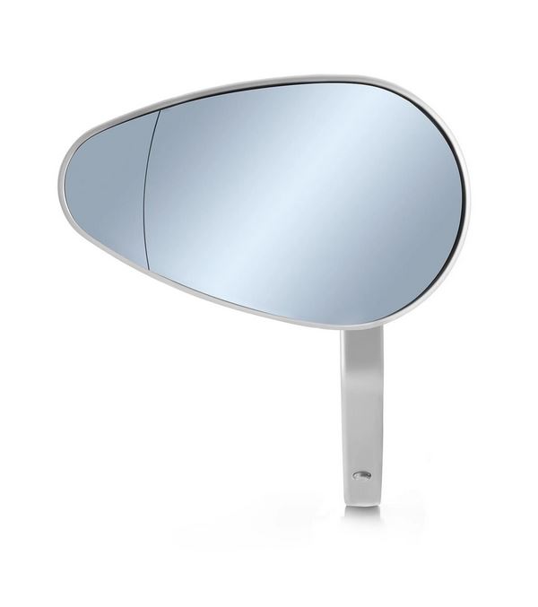 Espejo terminal de manillar RIZOMA "Reverse Radial" izquierdo o derecho para Vespa, anodizado plata