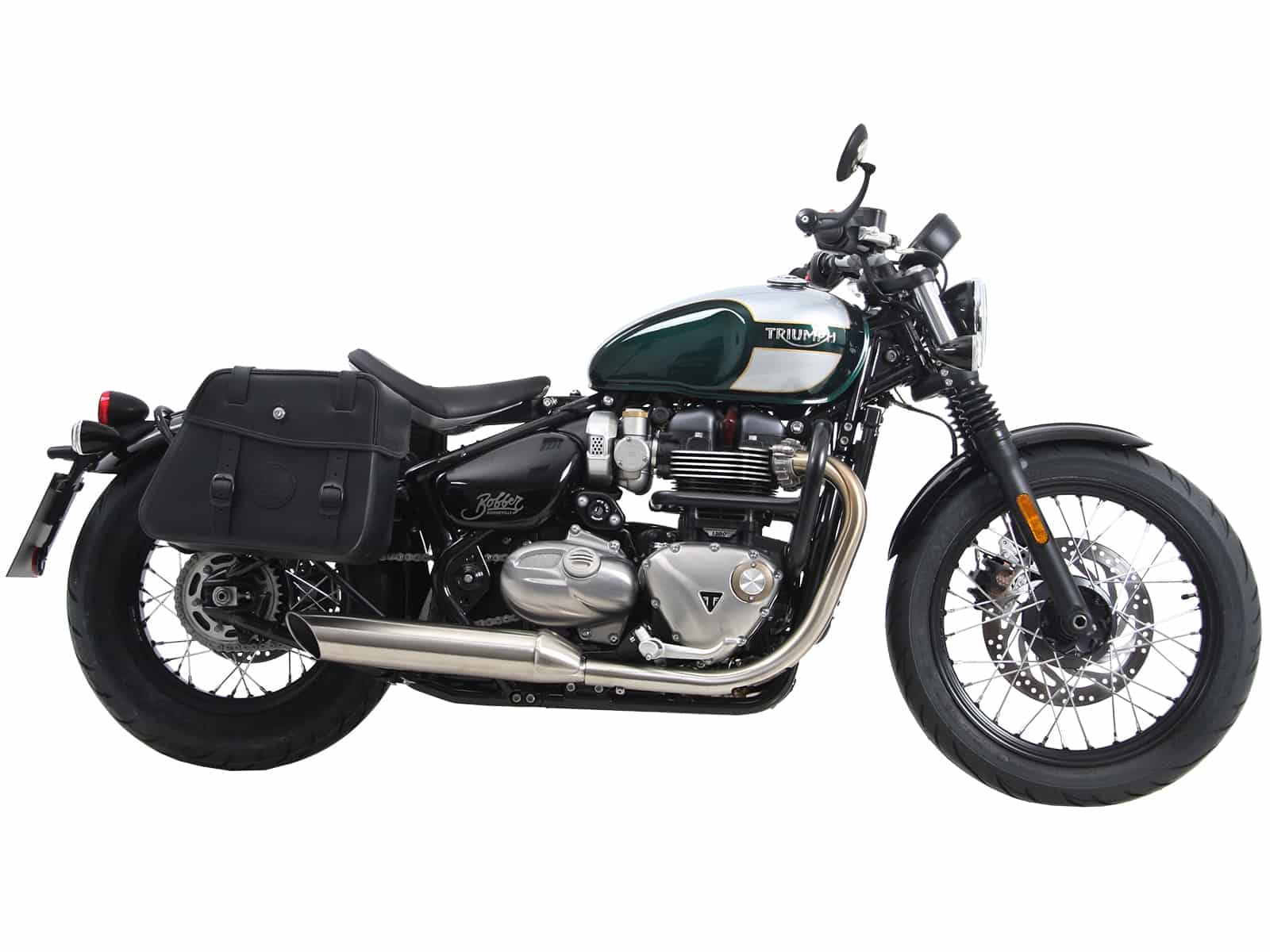 Soporte de bolsa C-Bow para Triumph Bonneville Bobber (17-) Hepco & Becker