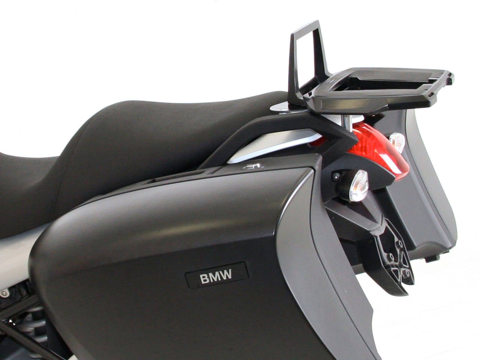 Portamaletas Alurack negro para BMW R 1200 R (11-14) Hepco & Becker
