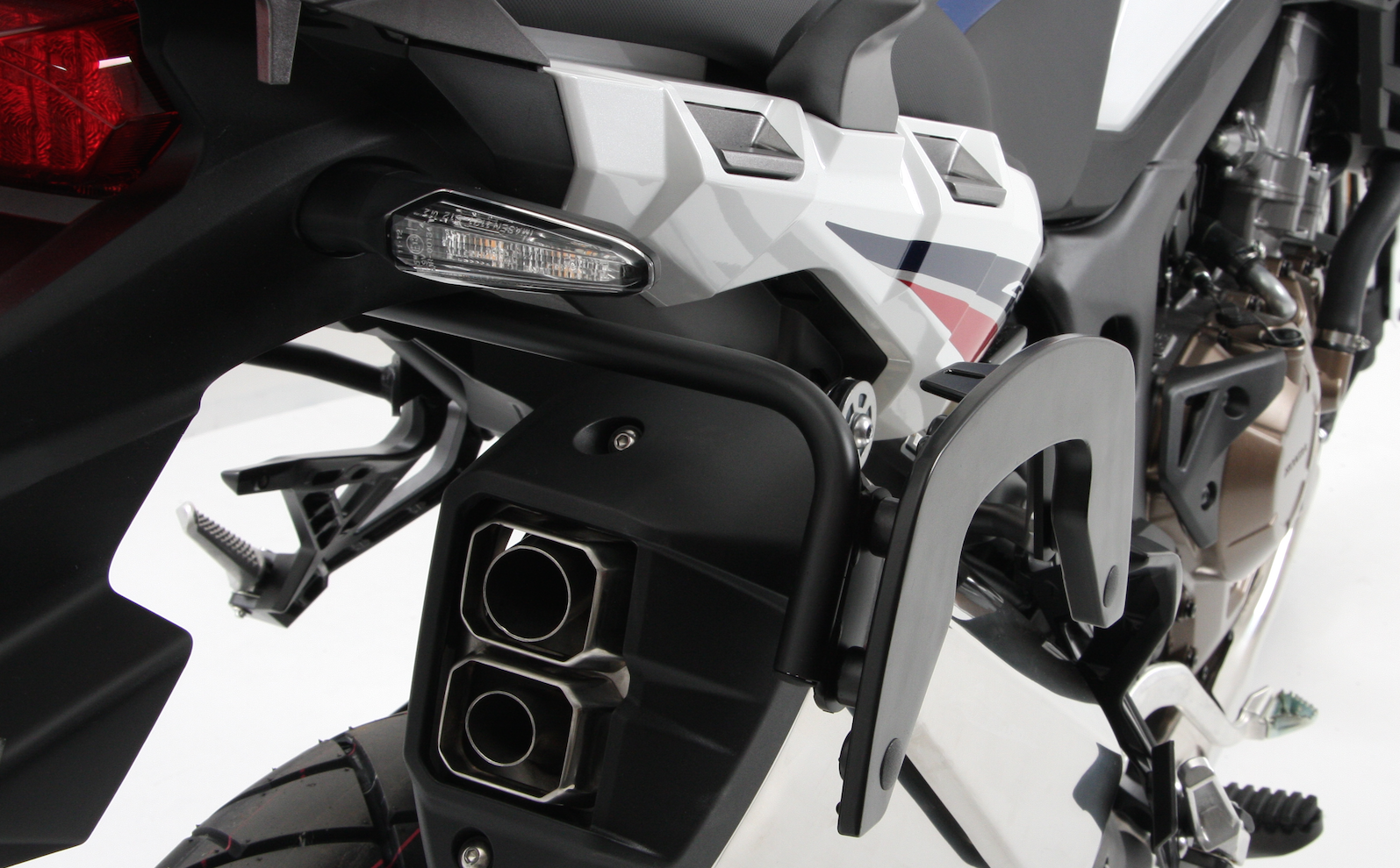 Soporte lateral C-Bow negro para Honda CRF 1000 Africa Twin (16-17) Hepco & Becker