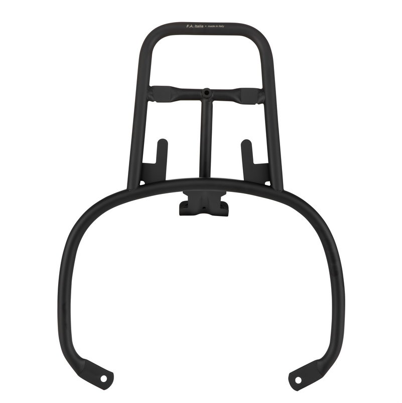 Portaequipajes trasero para Vespa GTS /GTS Super /GTV /GT 60, 125-300cc, negro mate