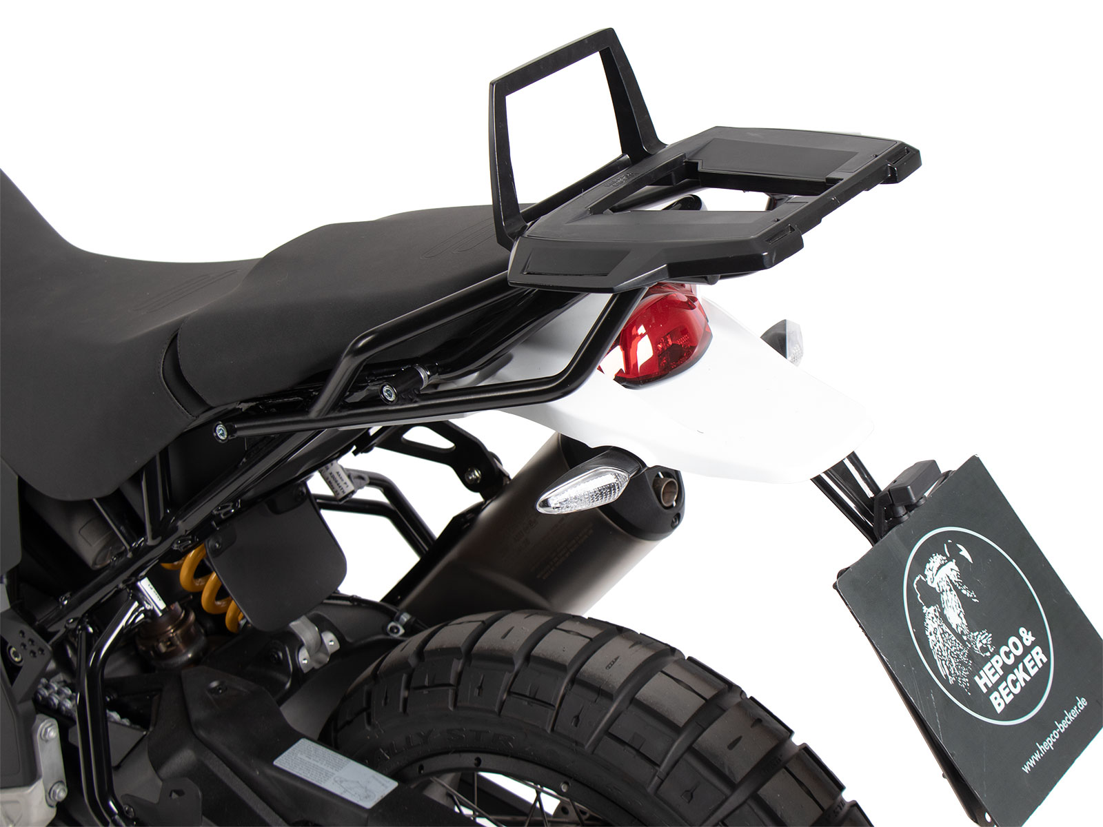 Portamaletas de aluminio para Ducati Desert X Rally (24-) Hepco & Becker