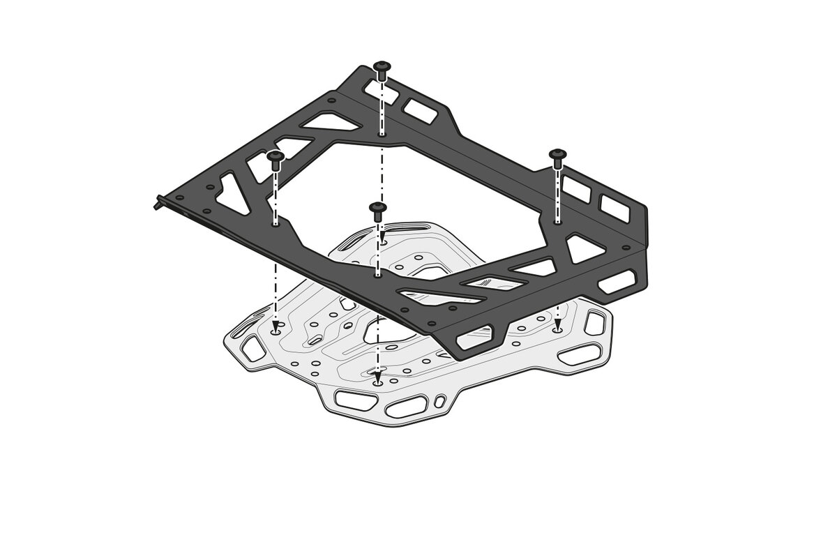 SW-Motech ADVENTURE-RACK portaequipajes para Honda XL 750 Transalp (23-) SW-Motech