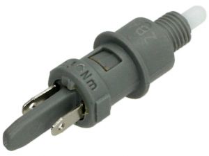 Sceed42 Interruptor de luz de freno, 12 V, 6mm, 2 conexiones