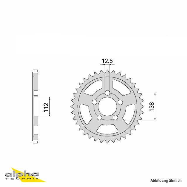 Juego de cadenas ENUMA 525 HO para Honda CBR900RR 1992-1999